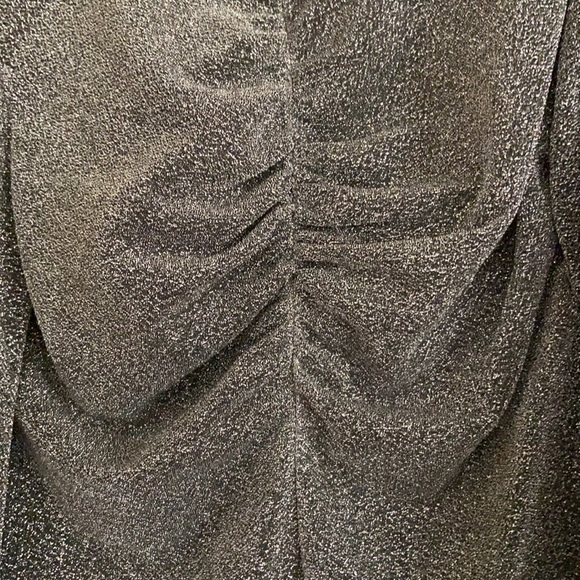 Rebecca Taylor silver sparkle top size S - Picture 3 of 4